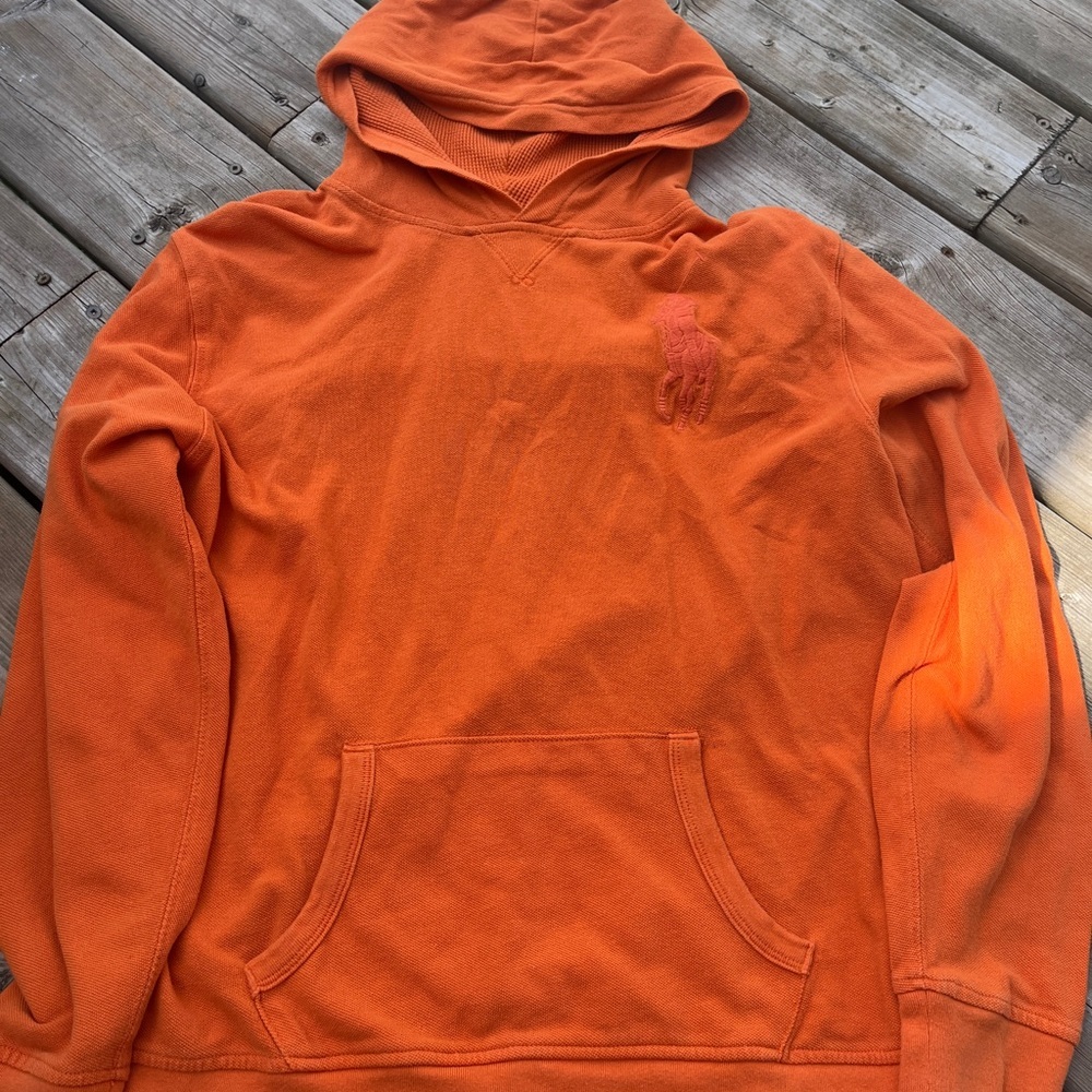 Polo by Ralph Lauren Men's Vibrant Orange Hoodie